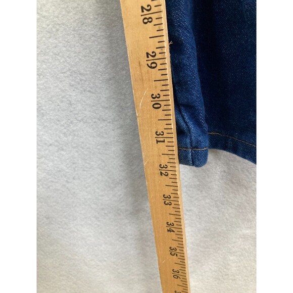 Wrangler 13MWZ Jeans Mens 36x34 Blue Denim Cowboy Cut Original Fit Straight Leg - Picture 5 of 8